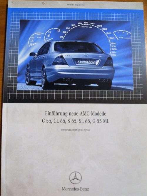 Mercedes Benz Broschüre - Einführung neue AMG - Modelle